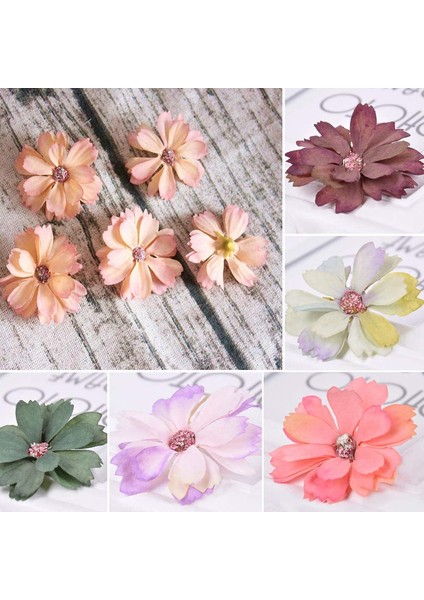 50 Adet Çok Renkli El Yapımı Yapay Papatya Başlı Mini Çiçek (Yurt Dışından) indirimleri