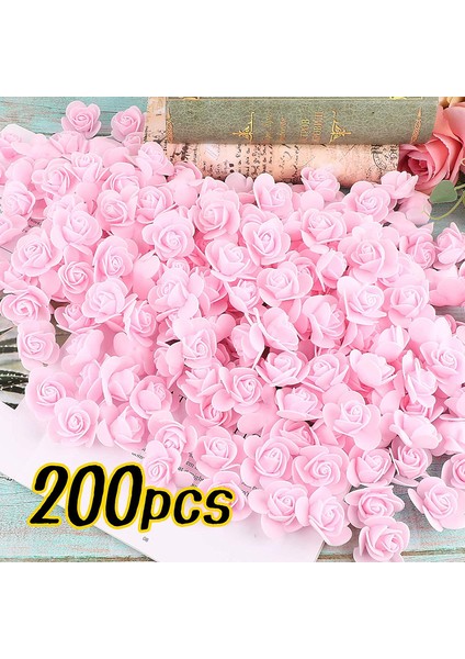 200 Yapay Köpük Çiçek Topu Açık Pembe 3,5 cm (Yurt Dışından) modelleri