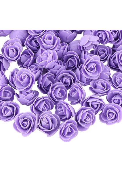 200 Yapay Köpük Çiçek Topu Mor 3.5cm (Yurt Dışından)
