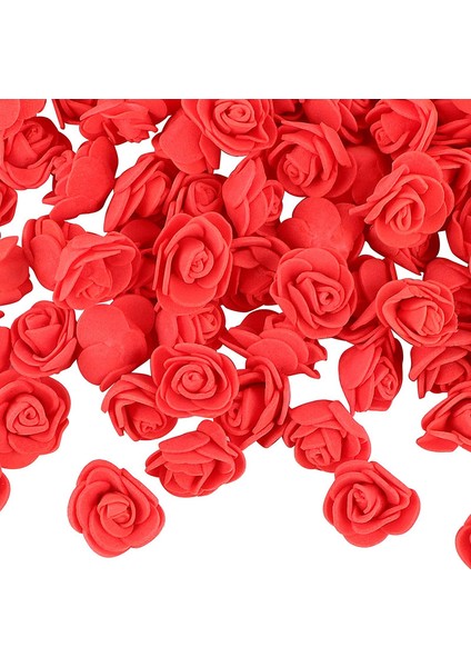 200 Yapay Köpük Çiçek Topu Kırmızı 3.5cm (Yurt Dışından)
