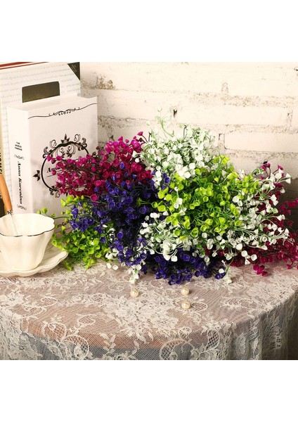 12 Set Yapay Çalı Bitki Çiçeği Karışık Renkler (Yurt Dışından) fiyatları