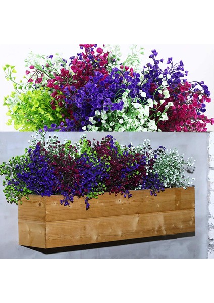 12 Set Yapay Çalı Bitki Çiçeği Karışık Renkler (Yurt Dışından) fırsatları