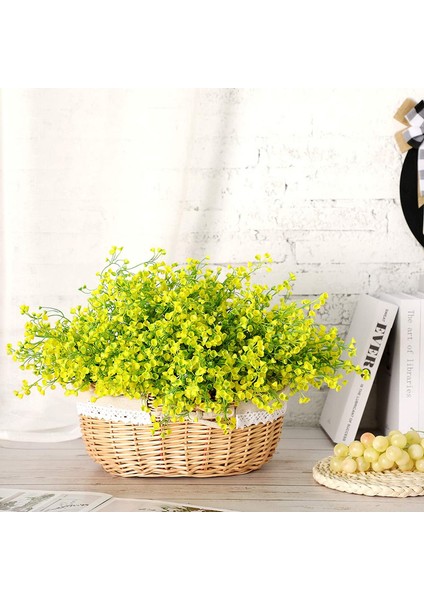 12 Set Yapay Çalı Bitki Çiçeği Sarı (Yurt Dışından) fiyatları