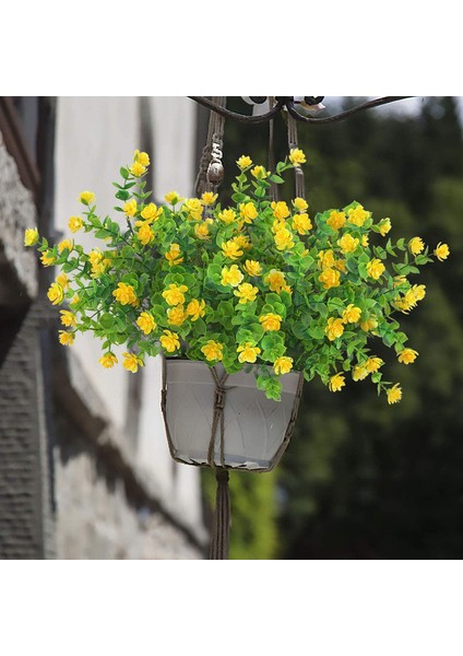 5'li Uv Işınlarına Dalı Yapay Buket Seti Sarı (Yurt Dışından) fırsatları