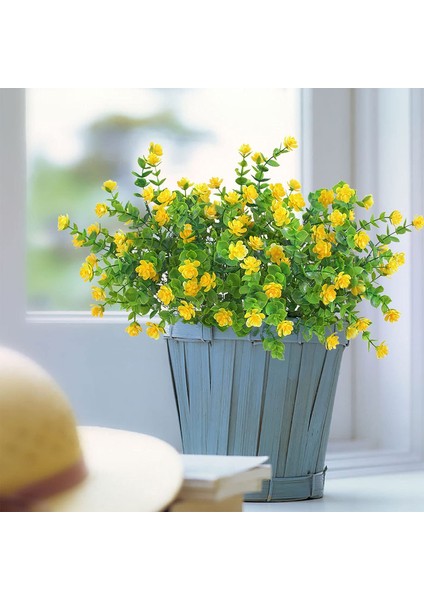 5'li Uv Işınlarına Dalı Yapay Buket Seti Sarı (Yurt Dışından) indirimleri