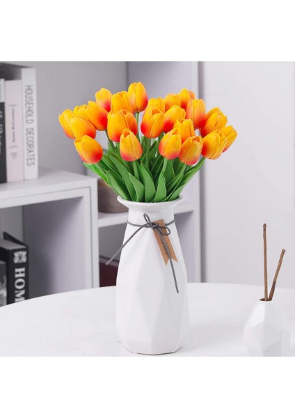 10 Yapay Çiçek Lale Turuncu (Yurt Dışından) modelleri