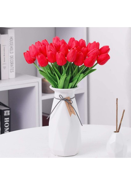 20 Yapay Çiçek Lale Kırmızı (Yurt Dışından) fiyatları