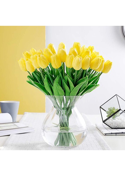10 Yapay Çiçek Lale Sarı (Yurt Dışından) fiyatları