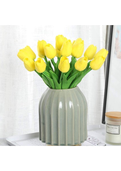10 Yapay Çiçek Lale Sarı (Yurt Dışından) modelleri