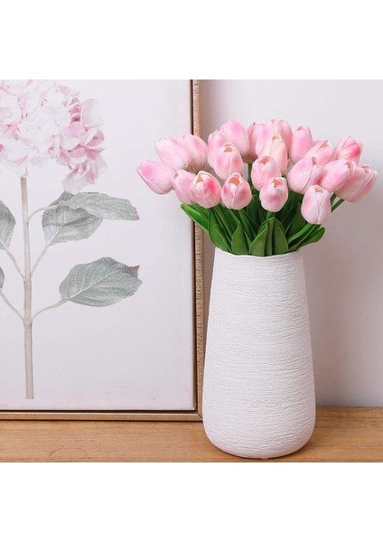 10 Adet Yapay Çiçek Lale Pembe Etli (Yurt Dışından) fırsatları