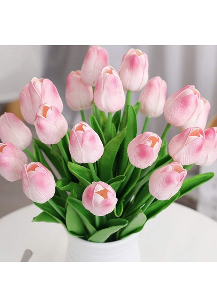 10 Adet Yapay Çiçek Lale Pembe Etli (Yurt Dışından) indirimleri