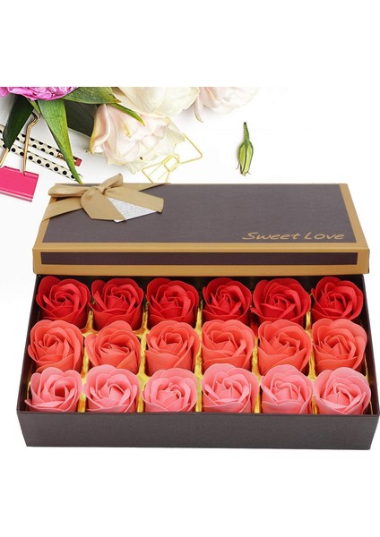 18 Adet Bitkisel Uçucu Yağ Sabunu Kırmızı (Yurt Dışından) fırsatları