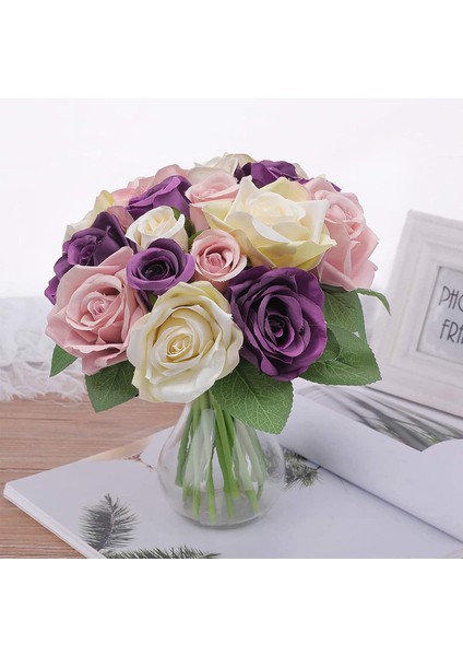 2 x 18 Baş Yapay Gül Buketi （eternity） (Yurt Dışından)