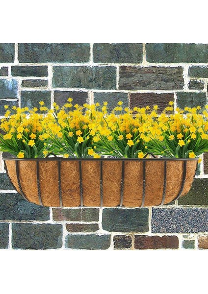 4'lü Uv Işınlarına Dalı Asma Yapay Çiçek Paketi Turuncu (Yurt Dışından) fırsatları