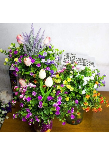 4'lü Uv Işınlarına Dalı Asma Yapay Çiçek Paketi Lotus (Yurt Dışından) fırsatları