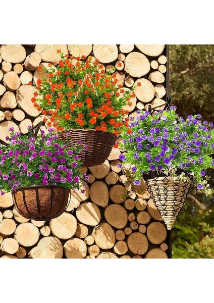 4'lü Uv Işınlarına Dalı Asma Yapay Çiçek Paketi Lotus (Yurt Dışından) indirimleri