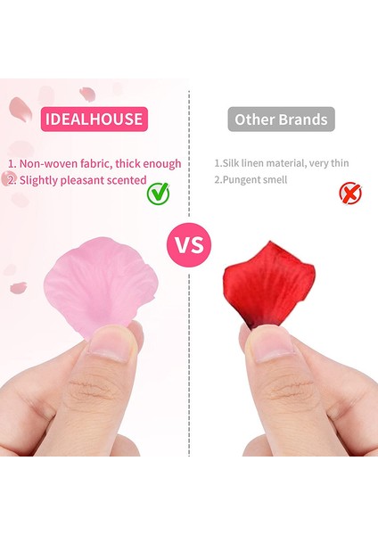 4000PCS Kırmızı Ipek Gül Yaprakları Pembe (Yurt Dışından) indirimleri