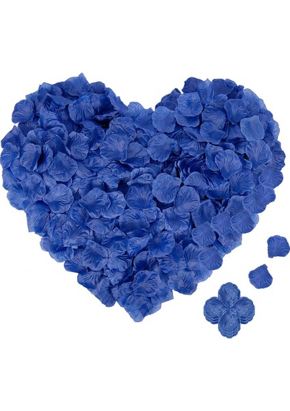 4000PCS Kırmızı Ipek Gül Yaprakları Açık Mavi (Yurt Dışından)