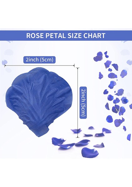 4000PCS Kırmızı Ipek Gül Yaprakları Açık Mavi (Yurt Dışından) modelleri