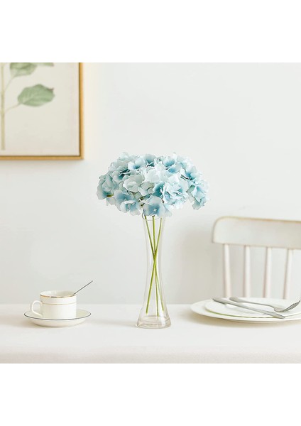 12 Adet Saplı Yapay Ortanca Açık Mavi (Yurt Dışından) modelleri