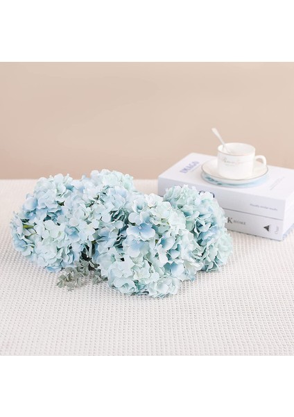 12 Adet Saplı Yapay Ortanca Açık Mavi (Yurt Dışından) fırsatları