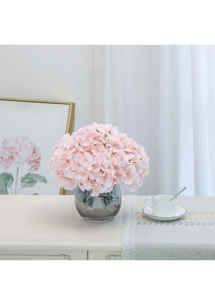 12 Adet Saplı Yapay Ortanca Açık Pembe (Yurt Dışından) indirimleri