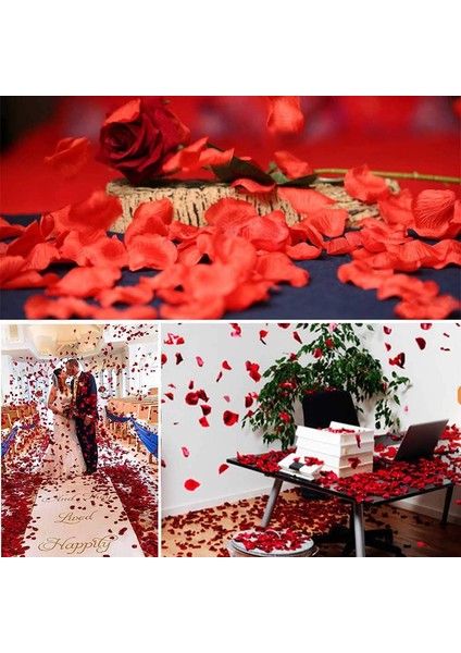 1000 Adet Yapay Gül Yaprakları Büyük Kırmızı (Yurt Dışından) fırsatları