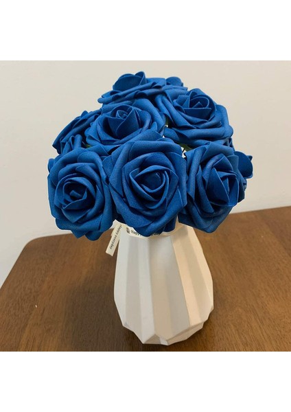 25 Adet Yapay Gül Saplı Köpük Gül Kraliyet Mavisi (Yurt Dışından) fiyatları