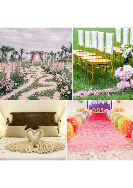 1000 Adet Yapay Gül Yaprakları Açık Pembe (Yurt Dışından) fırsatları