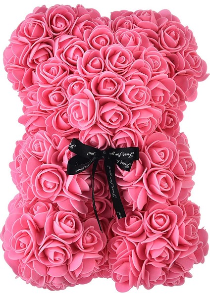 Rose Ayı Hediyesi Şeffaf Bir Hediye Kutusu ile Birlikte Gelir （ROSE,25CM） (Yurt Dışından) fırsatları