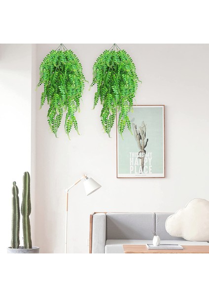 2 Adet Yapay Bitki Boston Eğrelti Otları (Yurt Dışından) fırsatları