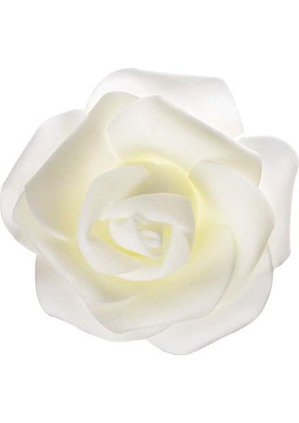 50 Adet Yapay Gül Başlık 7cm Sütlü (Yurt Dışından) modelleri