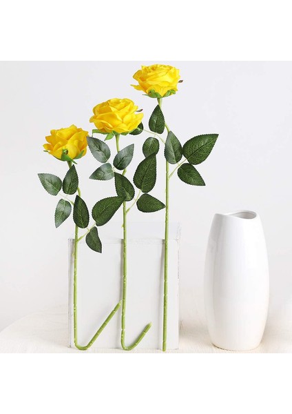 10 Adet Yapay Gül Buketi Sarı Çiçek Açan Güller (Yurt Dışından) fırsatları