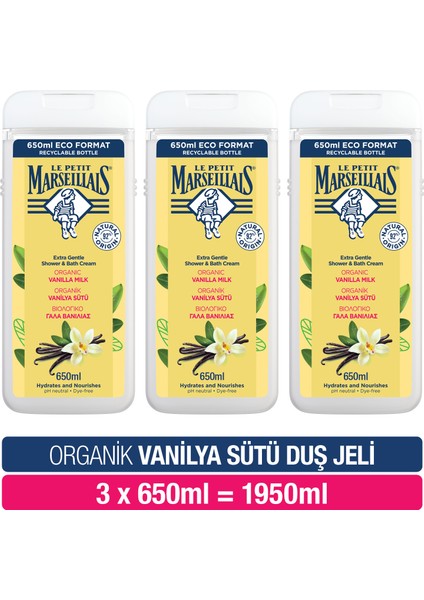 Vanilya Sütü Duş Jeli 650 Ml X3