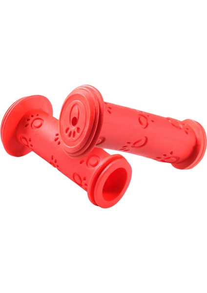 Kauçuk Bisiklet Gideri Tutamakları 0.87 'anti Slip Kavrama Çocuklar Için Yumuşak Bisiklet Üç Tekerlekli Bisiklet Kırmızı (Yurt Dışından)