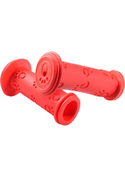 Kauçuk Bisiklet Gideri Tutamakları 0.87 'anti Slip Kavrama Çocuklar Için Yumuşak Bisiklet Üç Tekerlekli Bisiklet Kırmızı (Yurt Dışından)