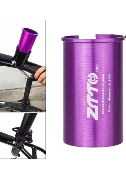 Bisiklet Koltuğu Post Shim Seatpost Tüpü Indirgeme Kollu Adaptör Seatpost Dönüştürücü 31.6 Ila 30.9mm (Yurt Dışından)