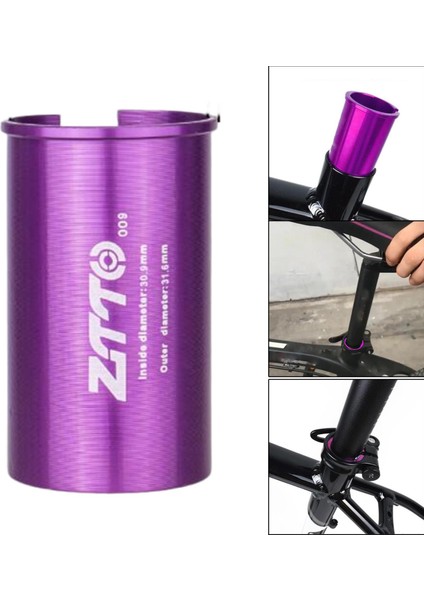 Bisiklet Koltuğu Post Shim Seatpost Tüpü Indirgeme Kollu Adaptör Seatpost Dönüştürücü 31.6 Ila 30.9mm (Yurt Dışından)
