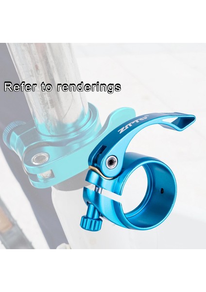 Hızlı Bırakma Seatpost Clamp 39.8mm Modifikasyon Mavi (Yurt Dışından)