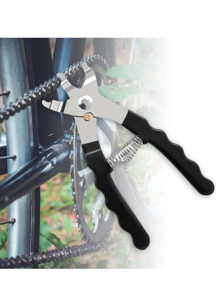 Bisiklet Zinciri Bağlantıları Pense Bisiklet Bağlantıları Splitter Kesici Pimi Çıkma Onarım Aracı Siyah 01 16CMX8CM (Yurt Dışından)