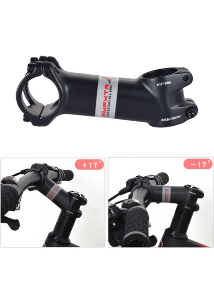 Bisiklet Handbar 31.8 mm Alüminyum Alaşım 17 Derece 31.8X100MM (Yurt Dışından) fırsatları