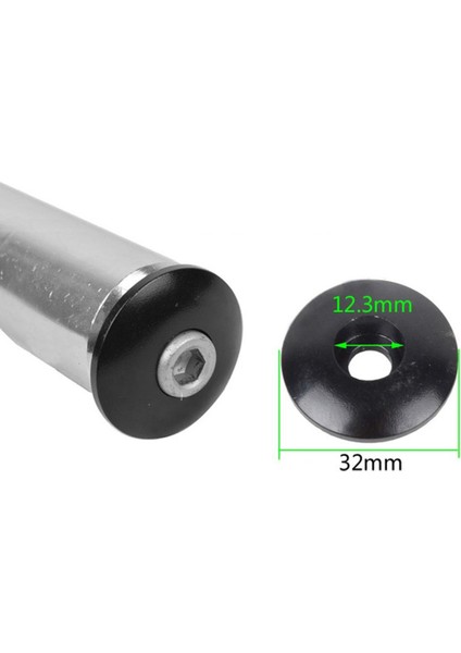 22.2 / 25.4mm -28.6mm (1-1 / 8 ") Iplik Olmadan Çubuk Sapı Adaptörü 22.2mm+Kapak (Yurt Dışından)