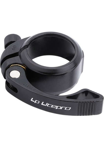 Siyah Için Hızlı Serbest Bırakma Seatpost Clamp 41MM Alüminyum Alaşım (Yurt Dışından)