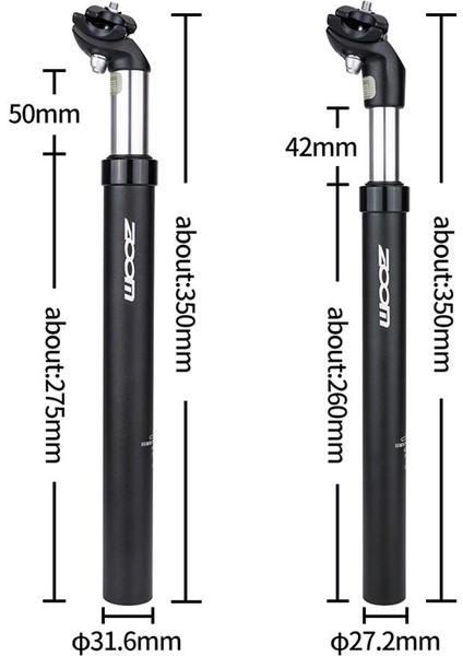 Mtb Koltuk Sonrası Titreşim Emilir Ayarlanabilir Koltuk Kırmızı 31.6mm (Yurt Dışından) modelleri