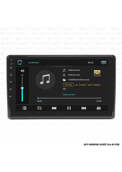 Audi A4 Android 12 Multimedya Carplay 4gb RAM+64GB HDD Navigasyon Ekran fiyatları