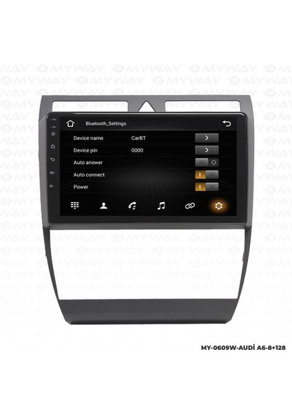 Audi A6 Android 12 Multimedya Carplay 4gb RAM+64GB HDD Navigasyon Ekran modelleri