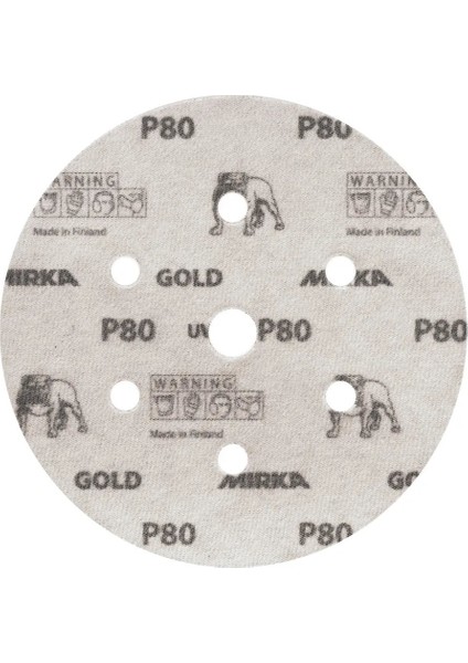 Gold 150 mm Cırt 7 Delikli Zımpara P60 50'li Paket modelleri