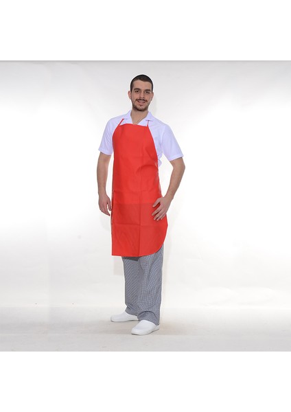 Muşamba Önlük Pvc Renk Kırmızı