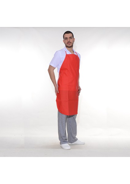 Muşamba Önlük Pvc Renk Kırmızı