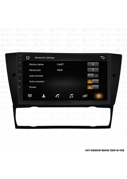 Bmw E90 Android 12 Multimedya Carplay 4gb RAM+64GB HDD Dijital Navigasyon Ekran